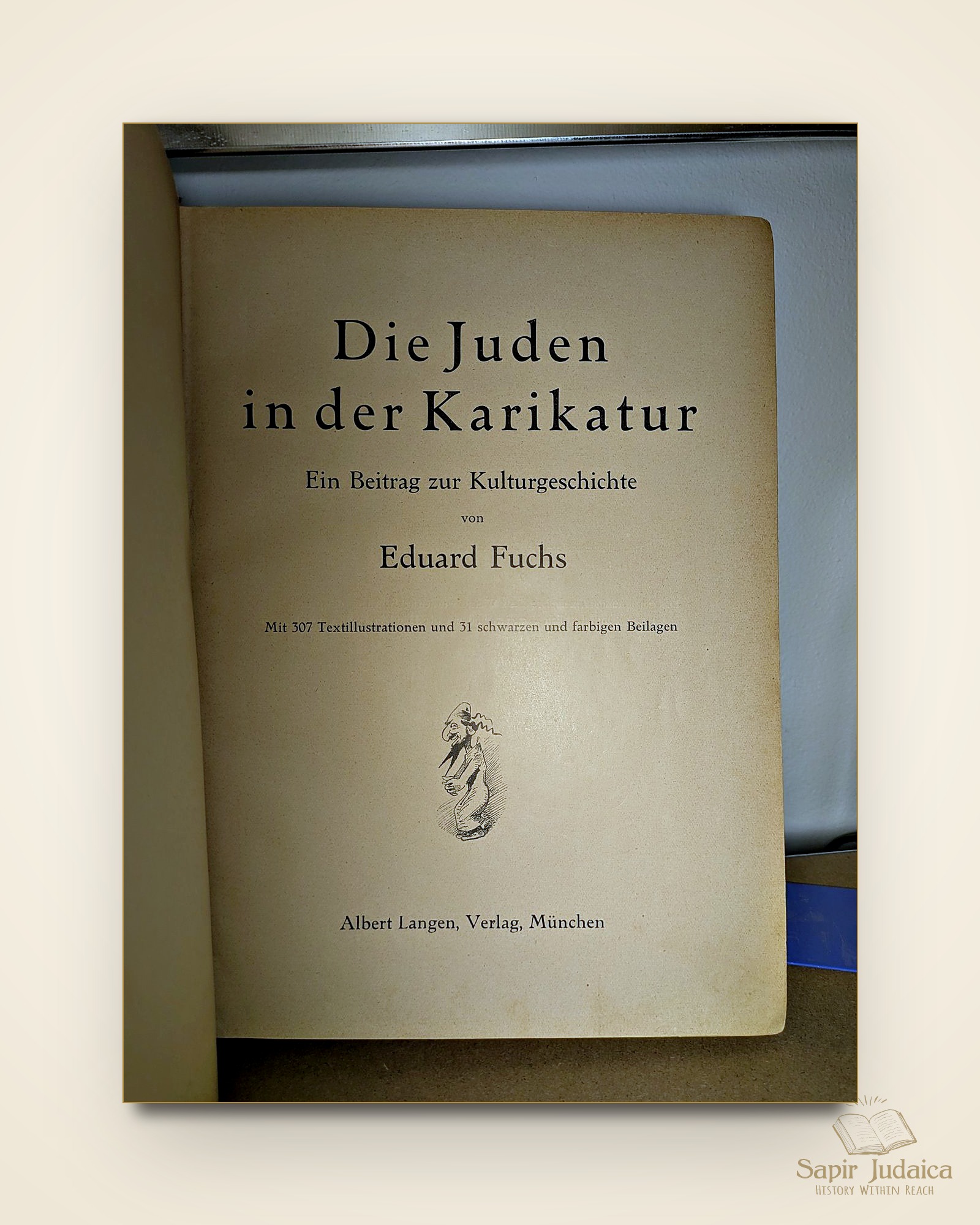 Die Juden in der Karikatur: Ein Beitrag zur Kulturgeschichte, Eduard Fuchs, 1921 — תמונה נוספת 2