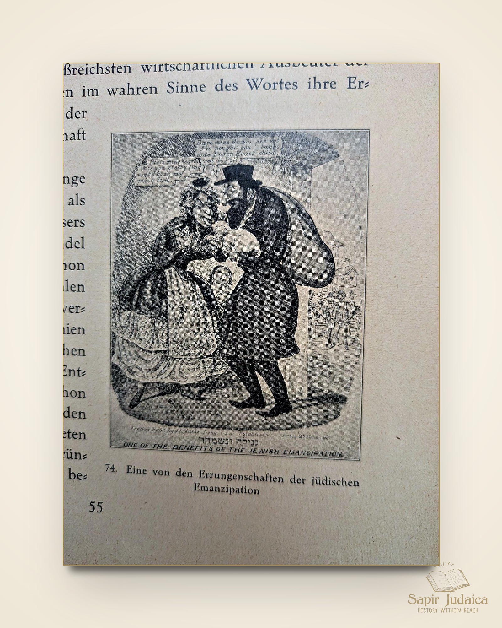 Die Juden in der Karikatur: Ein Beitrag zur Kulturgeschichte, Eduard Fuchs, 1921 — תמונה נוספת 5