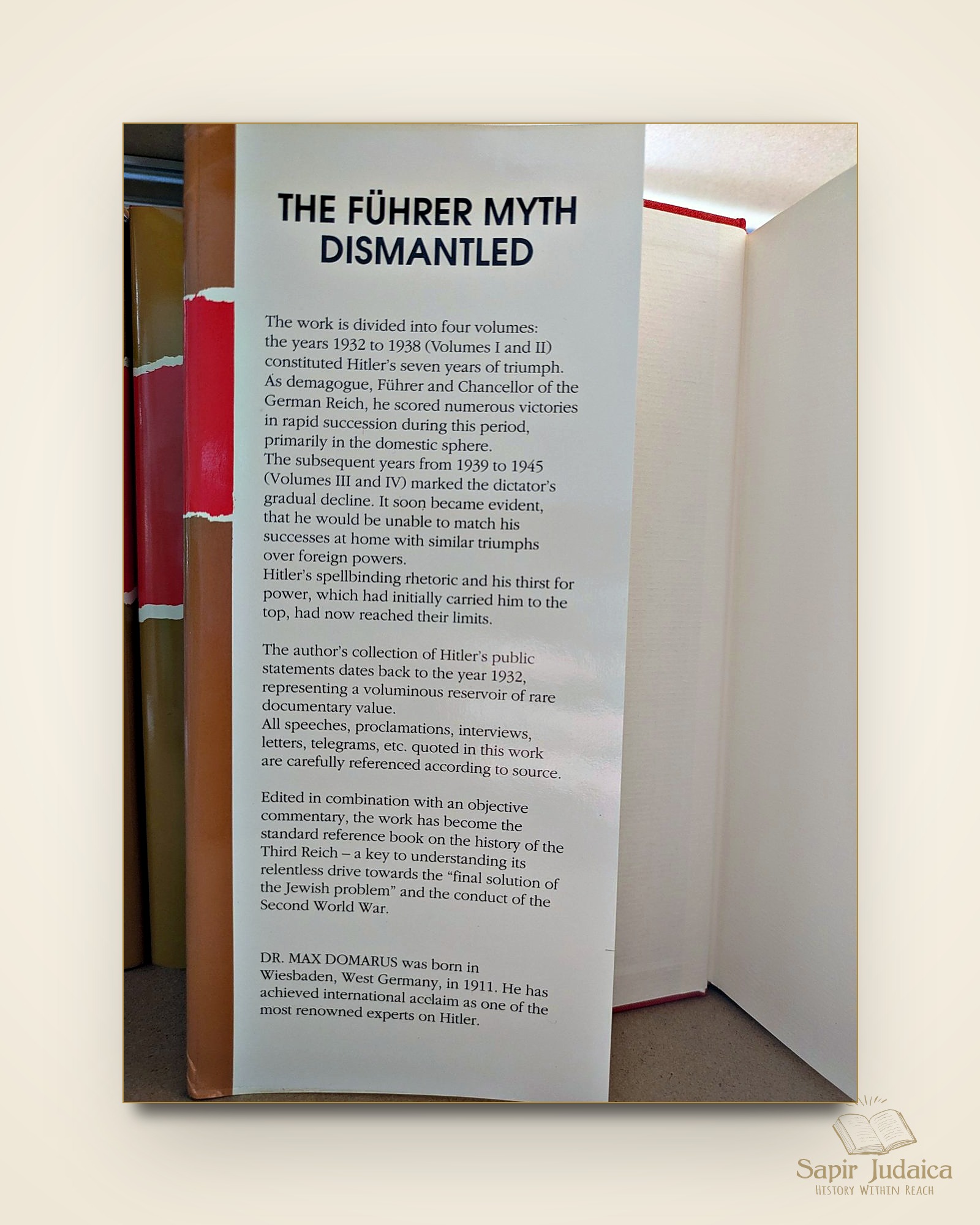 Hitler: Speeches and Proclamations 1932–1945, Max Domarus, Bolchazy-Carducci — תמונה נוספת 4