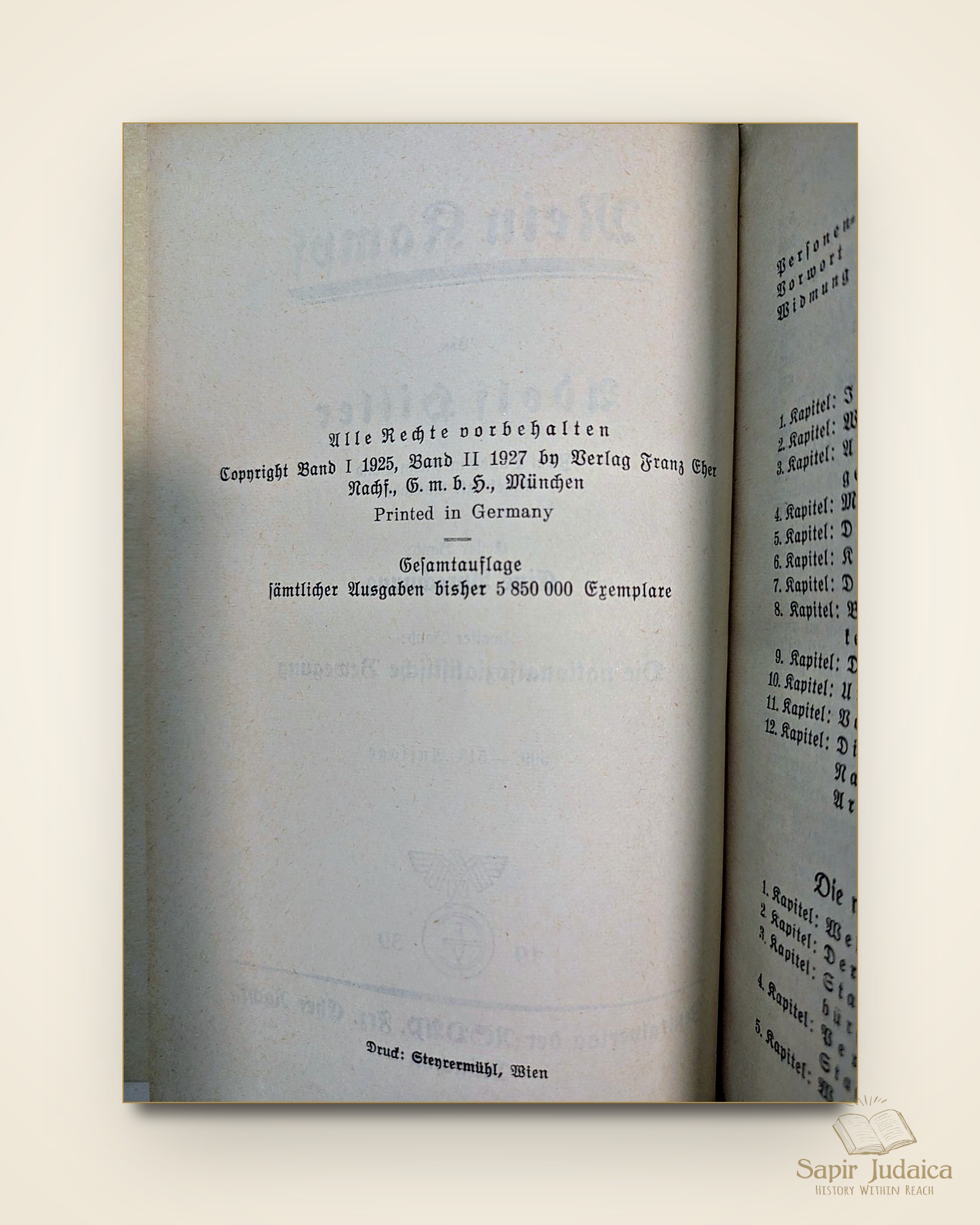 Mein Kampf, Adolf Hitler, Munich, 1939 — תמונה נוספת 6