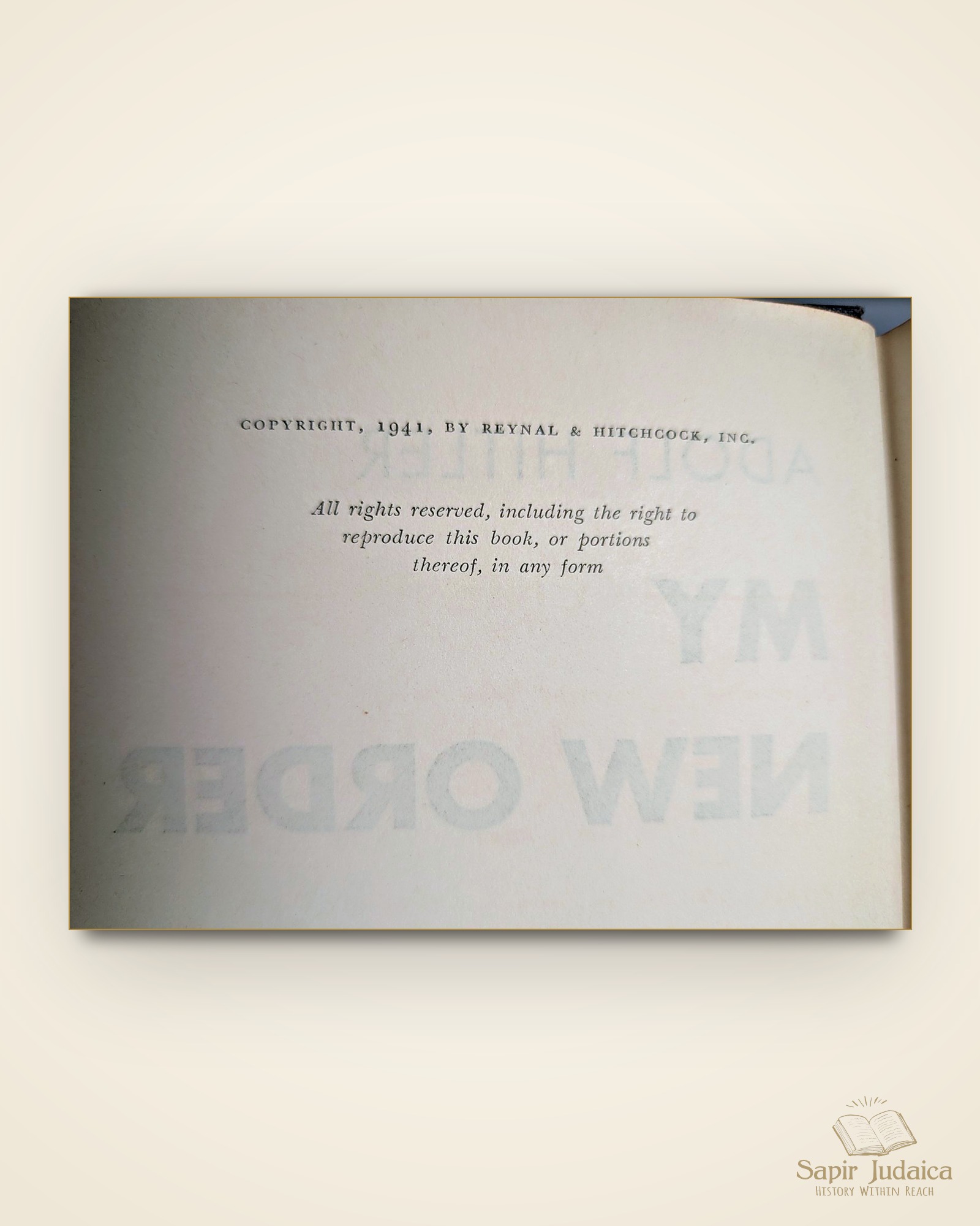 My New Order, Adolf Hitler, 1941 — תמונה נוספת 2