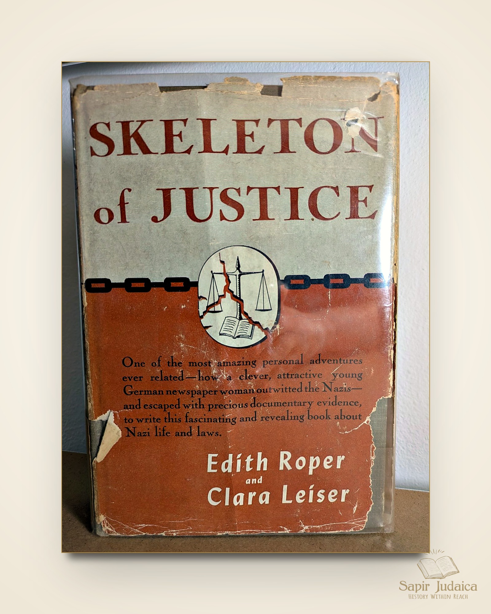 Skeleton of Justice, Edith Roper and Clara Leiser, 1941 — תמונה ראשית