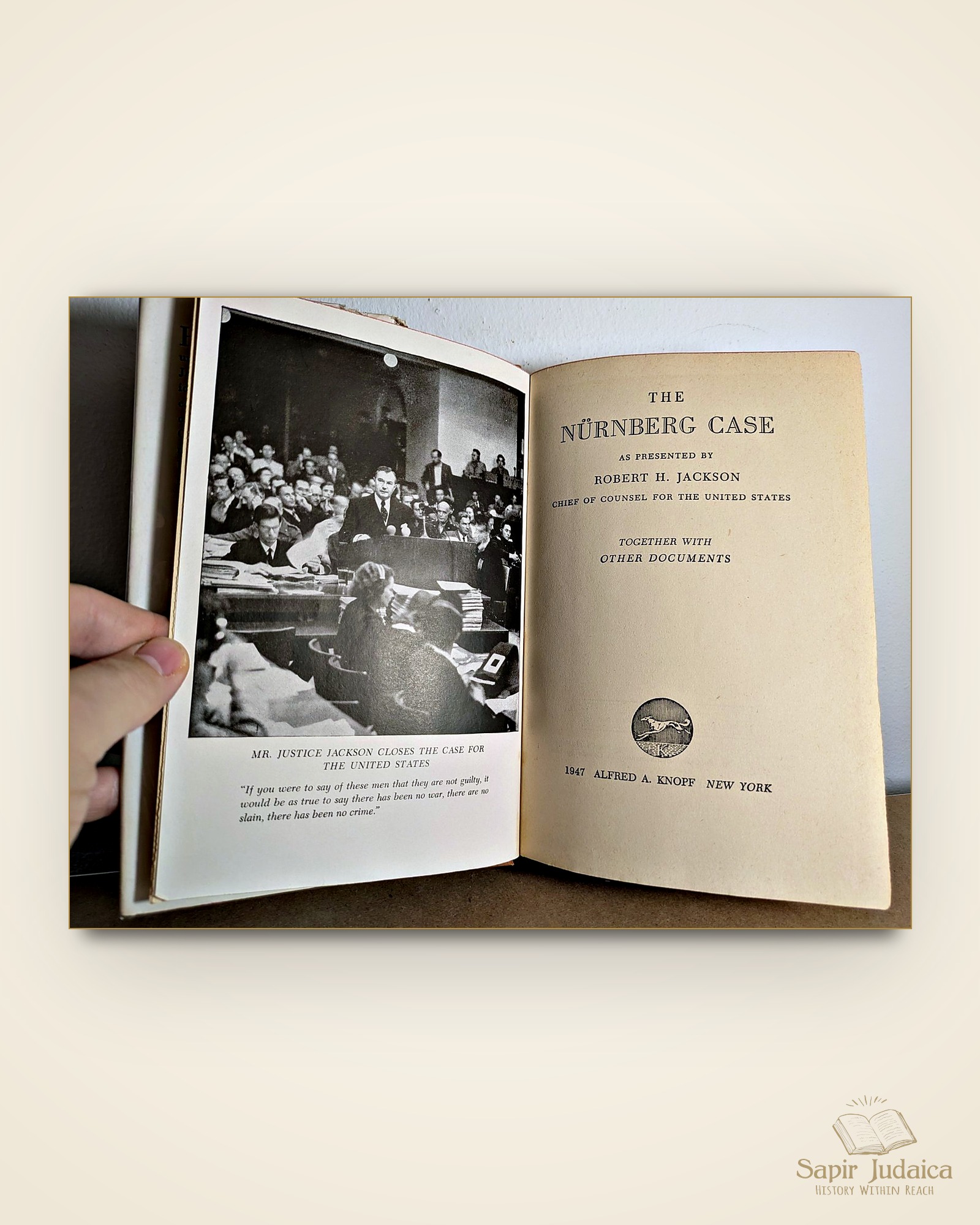 The Nürnberg Case as Presented by Robert H. Jackson, 1947 — תמונה נוספת 2